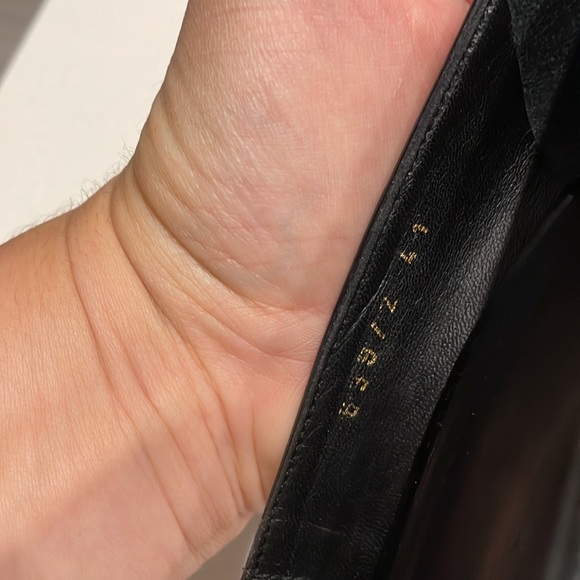 Versace black leather pump - Picture 6 of 6